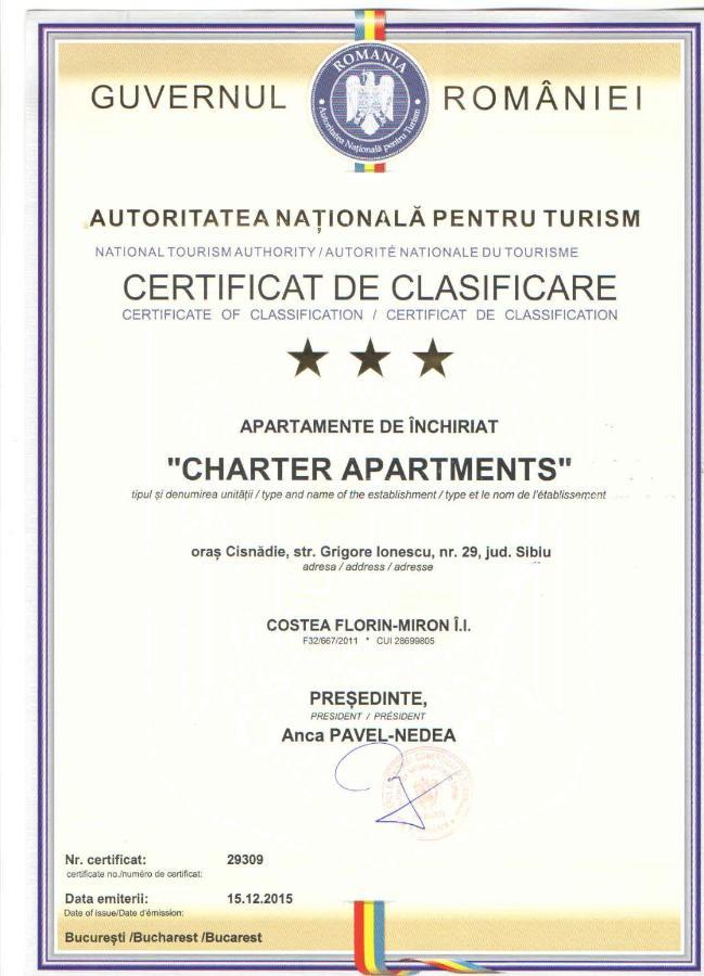 Charter Apartments Costea Sibiu Exterior photo